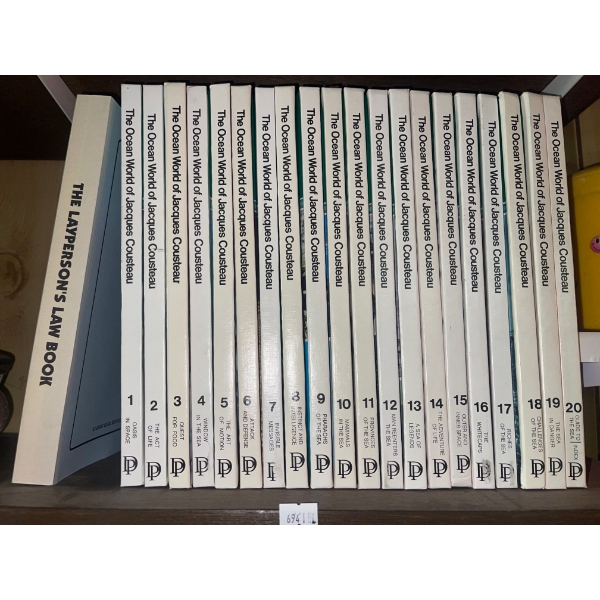 Book Collection - The Ocean World of Jacques Cousteau - Complete Set