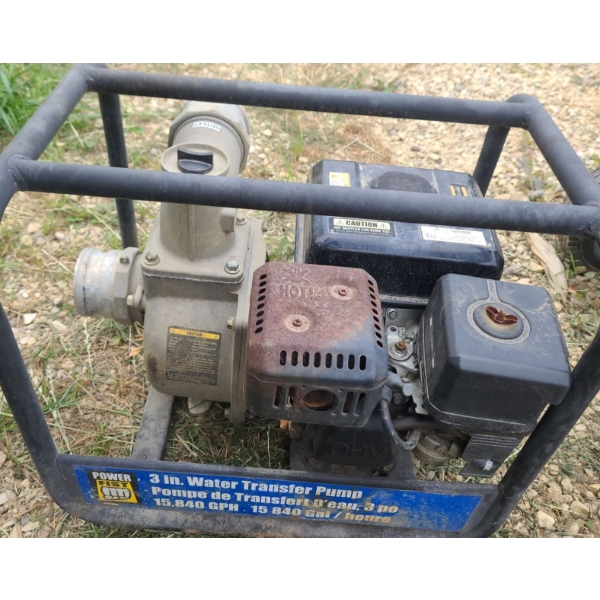 Power Fist 3 Inch Water Transfer Pump 20.5 W, 16 D, 18 T