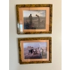 Image 1 : Set of 2 framed prints of the oil painting from 1857 by Artist Jean-Francois Millet’s “The Angelus” 