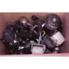 Image 2 : Utility Items Including Handheld Vacuum, Thermometer, Electric Knife, and Box of Casters