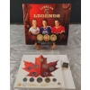 Image 1 : 2004 NHL Legends Medallion Collection. 2017 Coin Set & Loose Quarter 