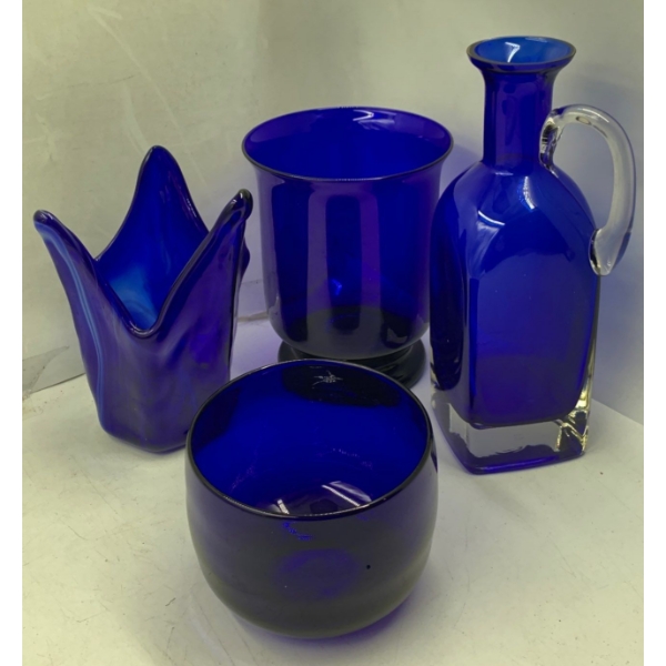 Cobalt Glass Collection #2