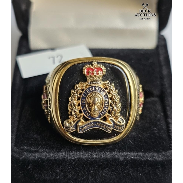 925 Silver Collectible (RCMP) Men's Ring
