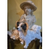 Image 2 : Lovely Ceramic Figure of Girl (15T) & Adorable Puppy 