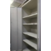 Image 7 : Waymarc Metal Storage Cabinet, Step Ladder, and Cargo Straps 