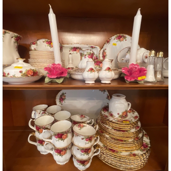 Special Occasion Royal Albert Fine Bone China Serving Set  **Hutch Not Included**