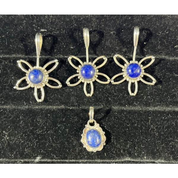 Collection of Blue Stone Pendants