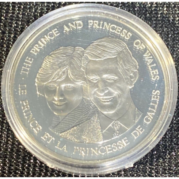 1983 Charles & Diana Canadian Commemorative Sterling Silver Medallion