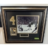 Image 1 : Framed Commemorative Piece Featuring Bobby Orr's Famous "Flying Goal" -1970 Stanley Cup