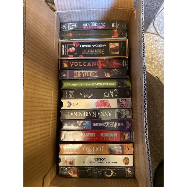 Assorted VHS Tapes, Like New Not Sealed 