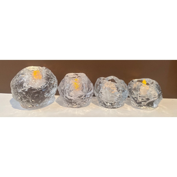 Kosta Boda Vintage Snowball Votives Designed By Ann Wolff