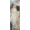 Image 3 : Vintage Decorative Dolls - Porcelain - 13T - Navy White & Coral Gowns 