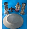 Image 3 : Angel Home Decor - 3D Decorative Plate (10W) on a Decorative Stand, Candle Holders, Angel Figurine 