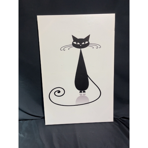 Cat on Canvas Artwork