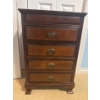 Image 2 : Vintage Mahogany Jewelry Chest 17x13x26