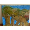 Image 1 : Lauri Ansell Elephant Tree Oil On Board  16 x 20