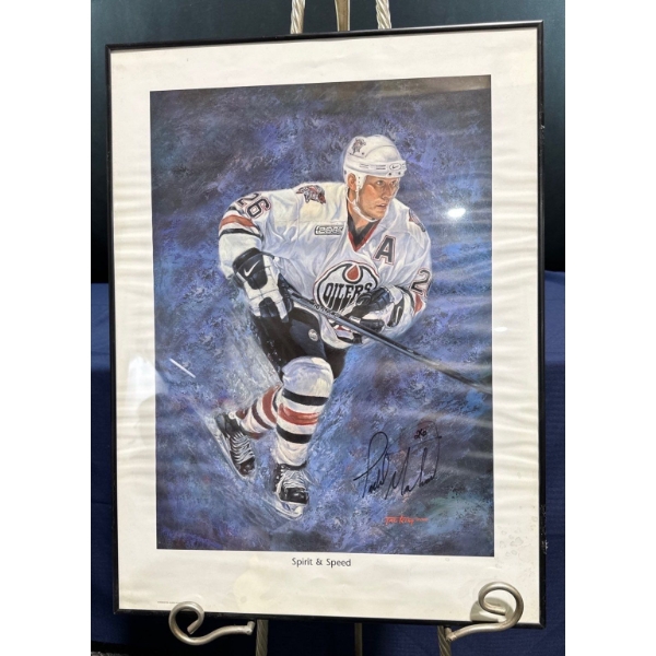 "Spirit & Speed"  Framed Print signed by Todd Marchant  19Wx26H 