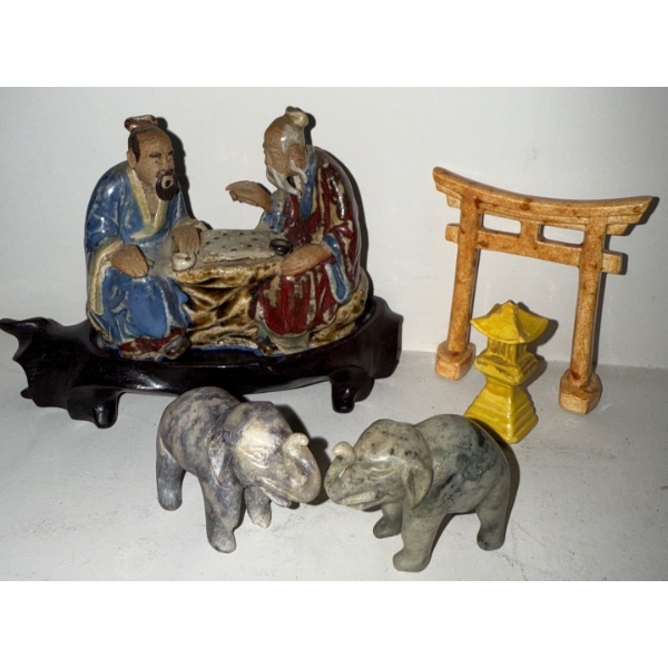 Collection Of Asian Inspired Decorative Items / Decor 4T