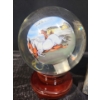 Image 3 : Wang Xisan Ji School Reverse Painting of Horses Crystal Globe