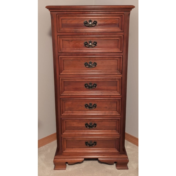 Gibbard Solid Cherry Lingerie Chest 20X18x51 Inches