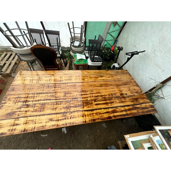 Large Wooden Table - 47W, 106D, 31T