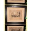 Image 3 : Framed Antique Artwork (3) 15"x15"