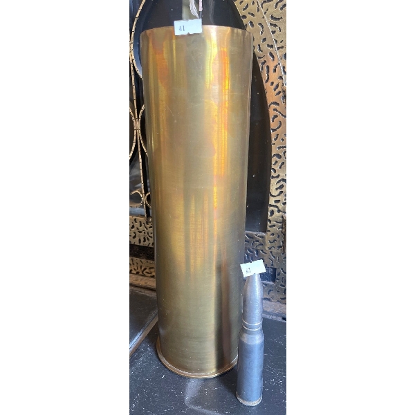 WW2 105MM Military Shell Collection 50 Caliber