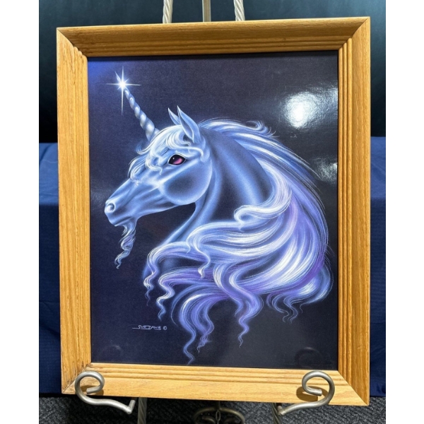 Sue Dawe Unicorn Print 16Wx20H