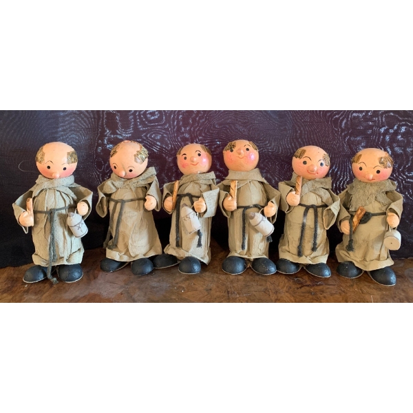 Monk Foam Tree Ornaments Collection  - 7T Each 