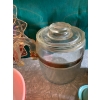Image 4 :  Vintage Collector Lot, Features Vintage Red Pyrex Bowl, Fire King Mug Set, Pyrex Glass Coffee Perco