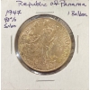 Image 1 : 1947 Republic of Panama Silver Balboa Coin 90% Silver 26.73 Grams