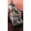 Image 2 : Cast Statue Reproduction of Rodin Man and Woman Embracing Marked Austin Prod 12 T