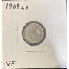 Image 1 : 1908 VF Canadian Nickel 92.5% Silver