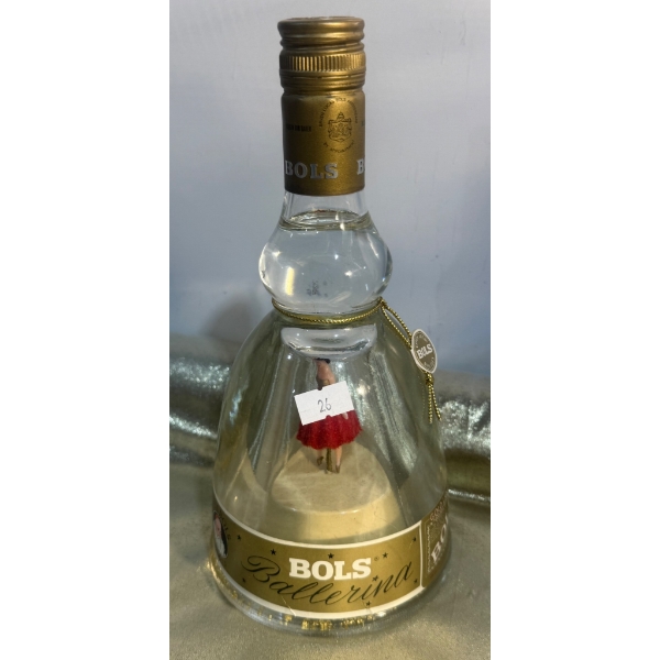 Bols Ballerina Musical Liqueur Bottle with Rotating Figurine