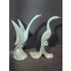 Image 2 : Pair of Ceramic Birds- Largest: 9.5 W, 16 T (Stamped USA)