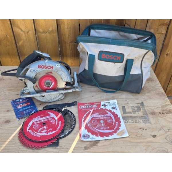Bosch CS10 15-Amp Circular Saw with Diablo 7 1/4-inch Blades