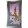 Image 1 : Framed Limited Edition Offset Lithograph Titled "Fire Dance" By Artist Stephen Lyman 26''W And 48''H