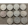 Image 1 : Canadian 25-cent Pieces 80% Silver 64.13 Grams