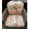 Image 3 : Stunning Outdoor Wicker w/ Upholstery Luxury Patio Chairs 31Tall