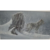 Image 2 : Numbered Print 1204/4500 "Winter Trackers", Artist Robert Bateman, 43.5 x 30 Framed Under Glass