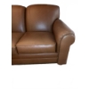 Image 2 : La-Z-Boy Genuine Leather Brown Sofa