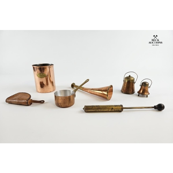 Collection Of Vintage Copper And Brass Decorative Items