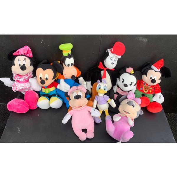  Stuffy Collection From Disney Store w/ Mickey/Minnie Mouse, Goofy and More