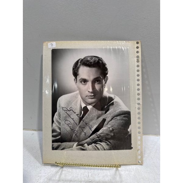Robert Alda Signed Headshot