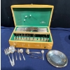 Image 1 : Silver Plated Cutlery Set in Felt Lined Box 
