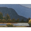 Image 3 : "Near Jasper", Artist: John Arends, Framed Oil on Canvas 18 X 16