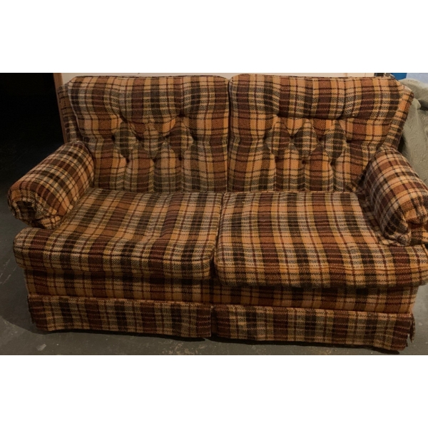 2 Seater Textile Couch -  57W, 33D, 31T 