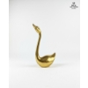 Image 2 : Vintage Solid Brass Swan Figurines.