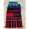 Image 1 : Collection of Vintage Wool Plaid scarves. 5 in total .