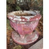 Image 1 : Outdoor Plant Pot 20"tall (Paint is Chipping)